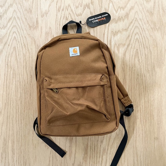 Carhartt Handbags - CARHARTT Brown Canvas Cordura Essential Backpack